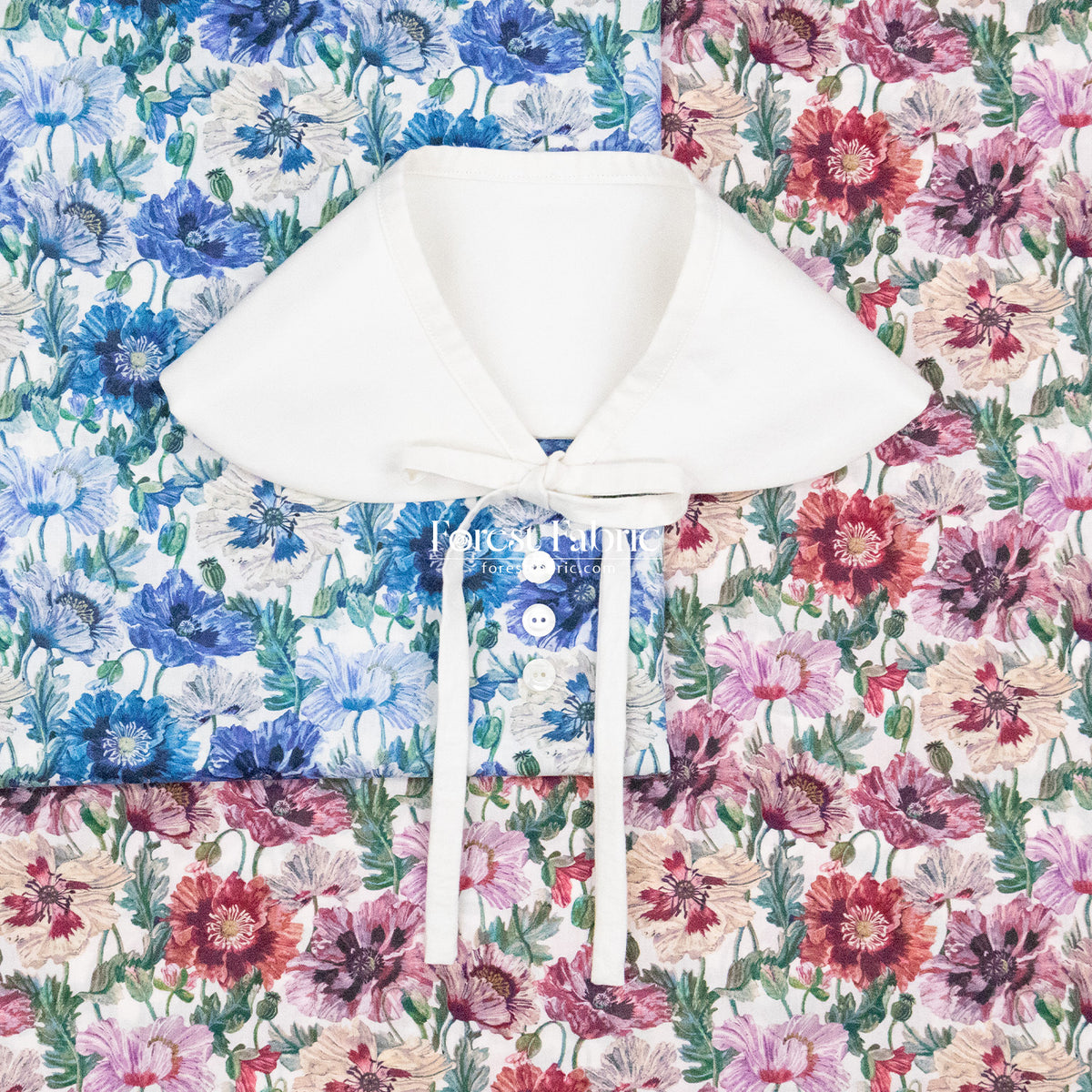 Liberty of London (Cotton Tana Lawn Fabric) - Poppy Amelie