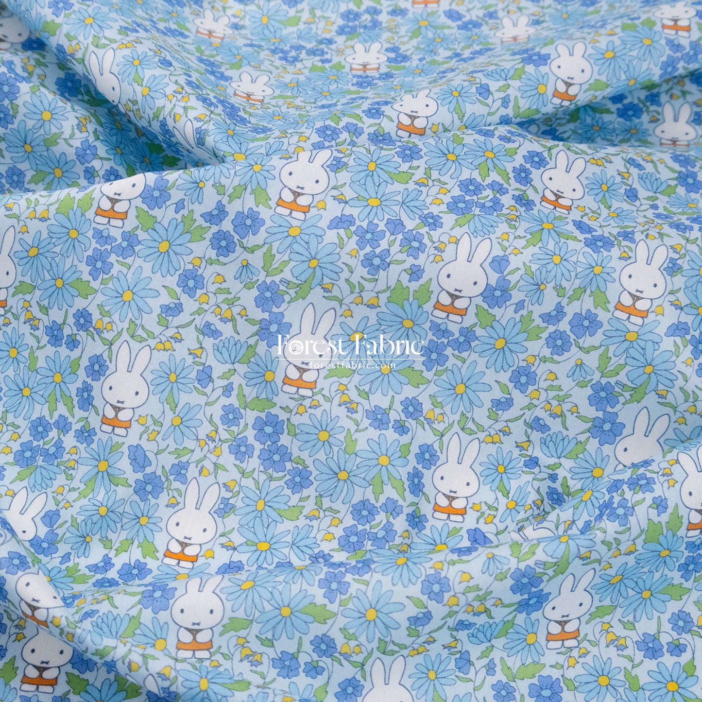 Liberty of London (Cotton Tana Lawn Fabric) - Miffy PRAIRIE DAY