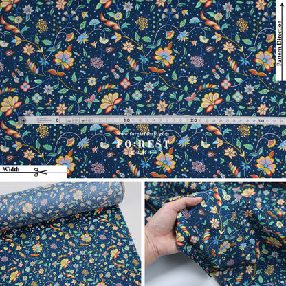 Liberty of London (Tana Lawn™ Cotton Fabric) - Midnight Vine
