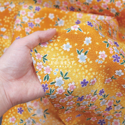 Ichikoshi crepe -  Sakura fabric 7