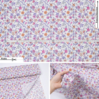 Liberty of London (Cotton Tana Lawn Fabric) - Tiger Lily