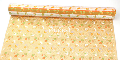 Gold Brocade - Rabbit dance fabric