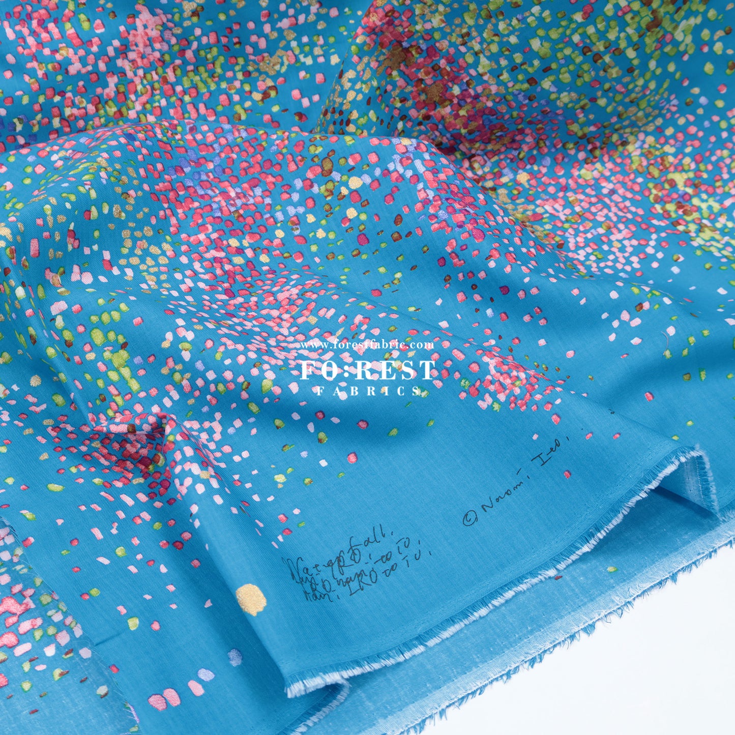 cotton silk - Water fall fabric 絲棉