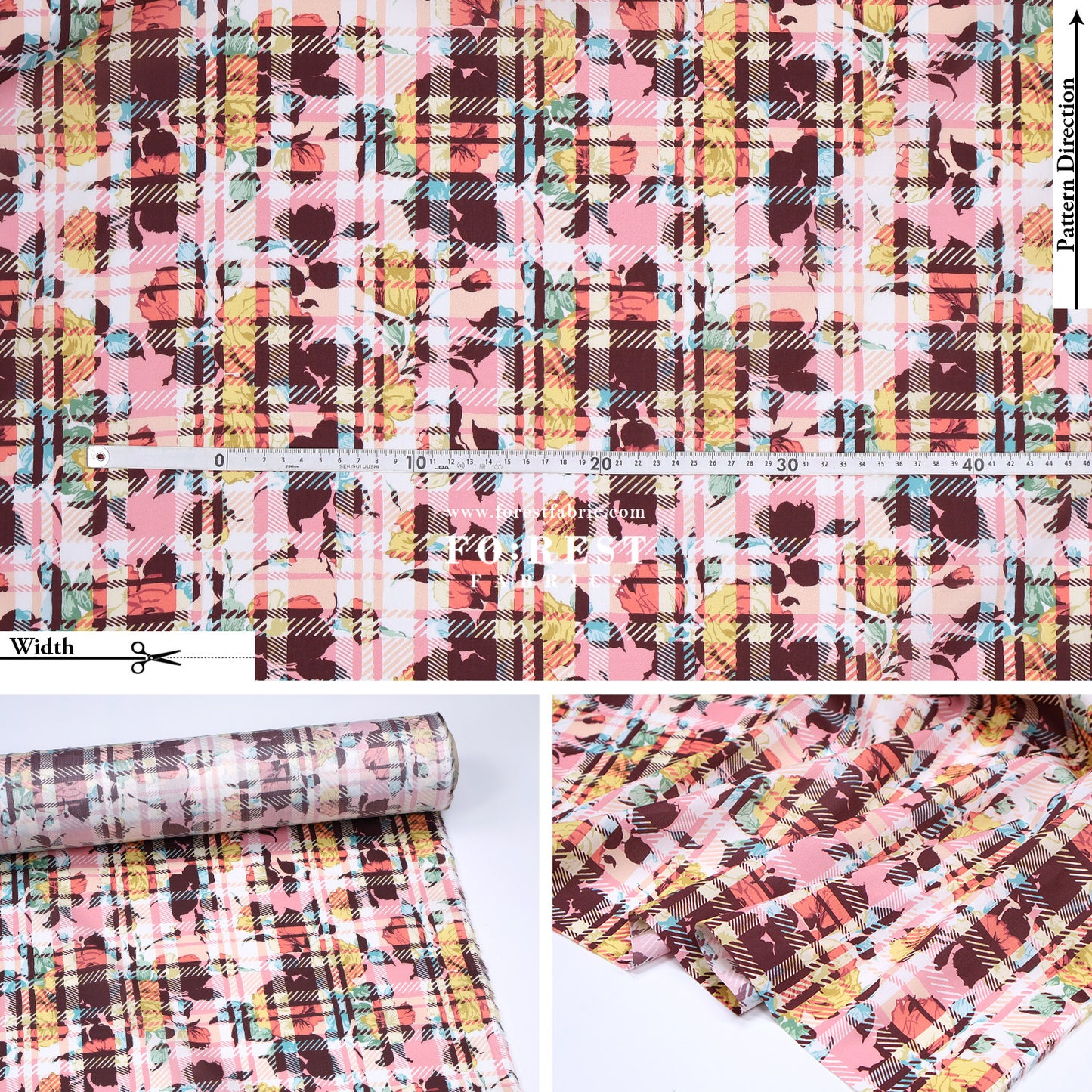 Liberty of London (Tana Lawn™ Cotton Fabric) - Carline Rebel