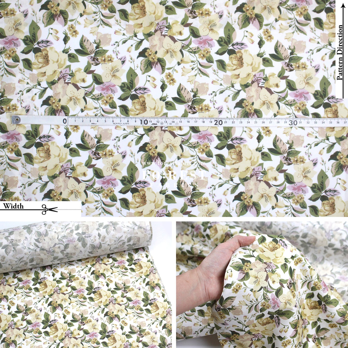 Liberty of London (Tana Lawn™ Cotton Fabric) - Lily Rosa