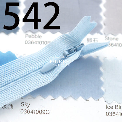 YKK25cm Invisible Zipper 服裝隱形拉鍊