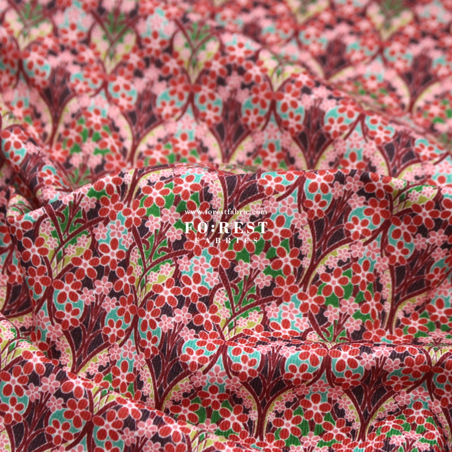 Liberty of London (28w Corduroy Fabric) - Iona Flower