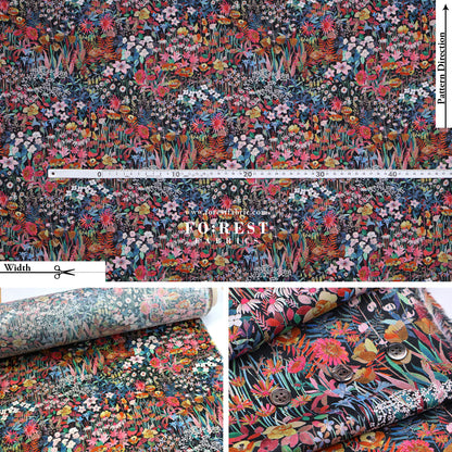 Liberty of London (Cotton Tana Lawn Fabric) - Faria Flower Small
