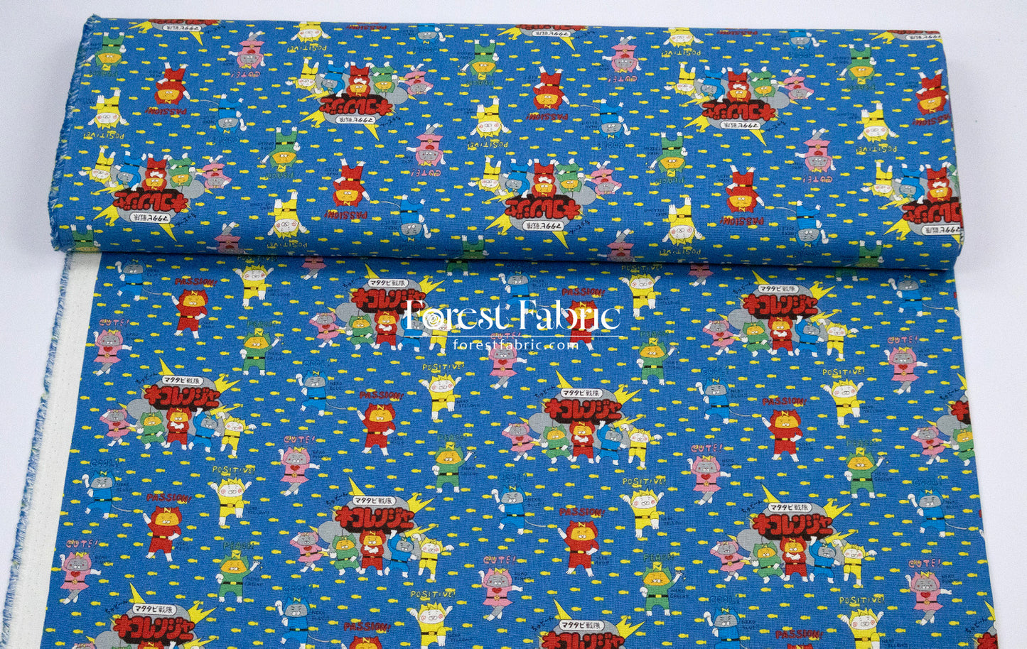 Canvas - Chonky Neko Warriors fabric