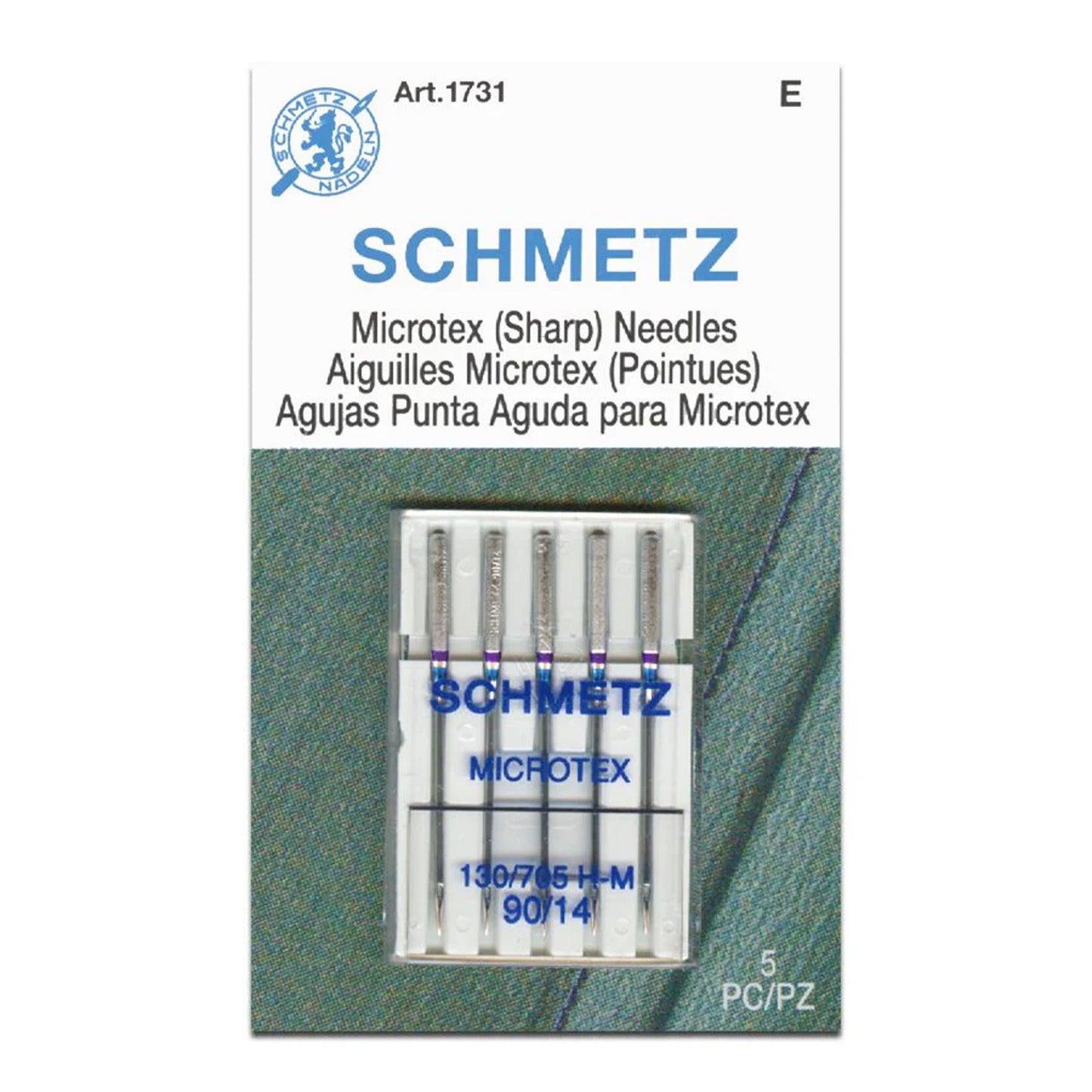 Schmetz Microtex (Sharp) Needles 鋒利家用車針
