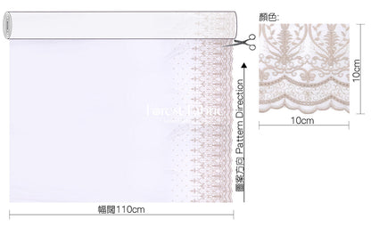 embroidery cotton - Baroque Elegance