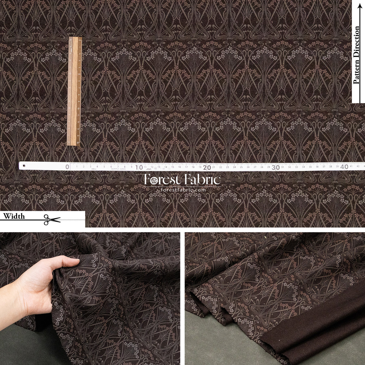 Liberty of London (wool Fabric) - Nouveau Ianthe MWool
