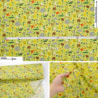 Liberty of London (Cotton Tana Lawn Fabric) - Miffy ZOOLOGY