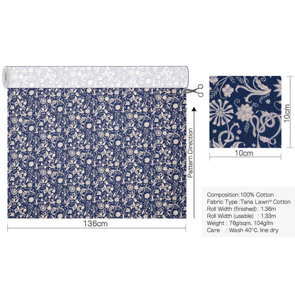 Liberty of London (Cotton Tana Lawn Fabric) - Hesperides