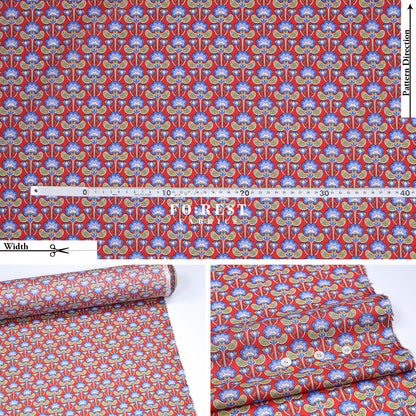 Liberty of London (Tana Lawn™ Cotton Fabric) - Peacock Posy