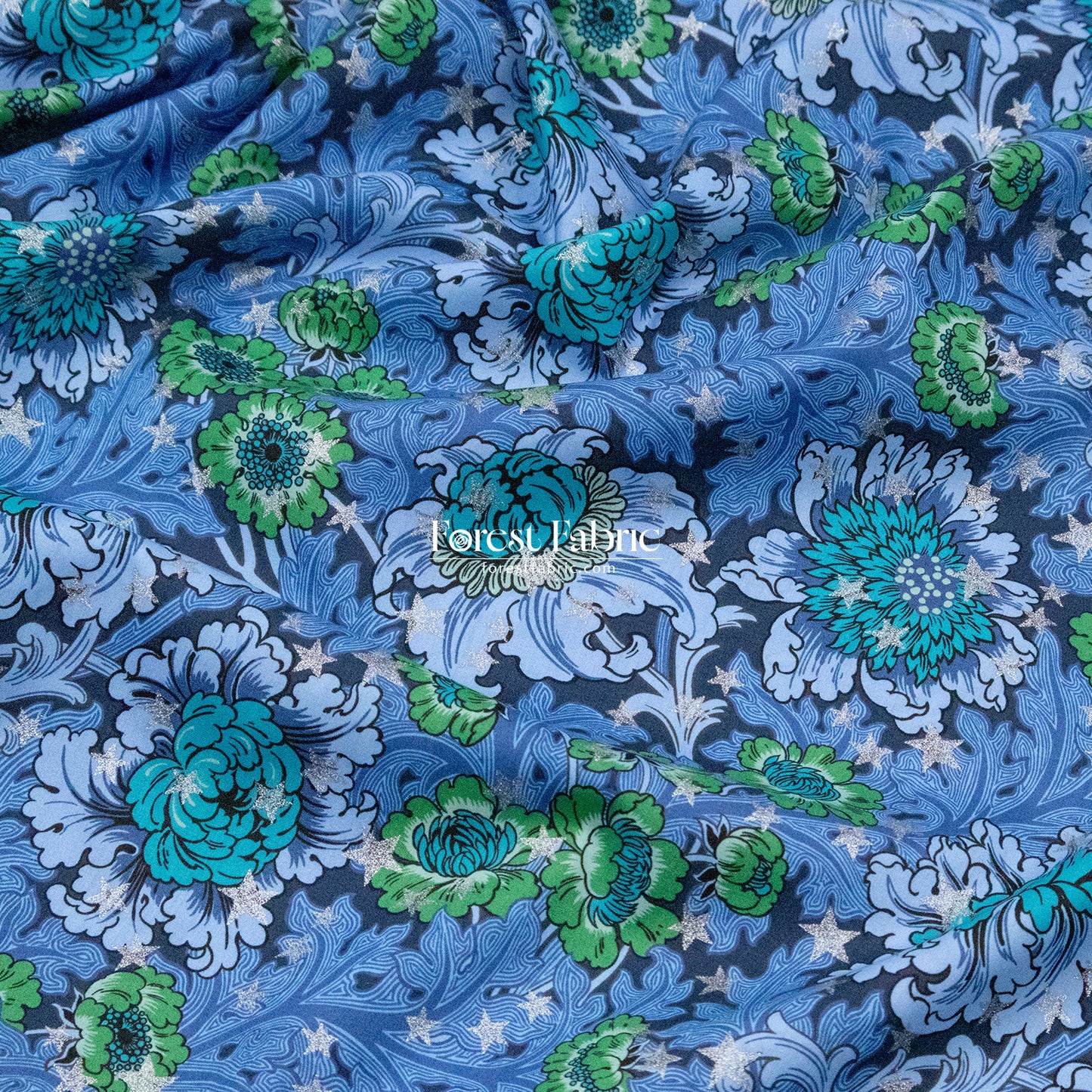 Liberty of London (Cotton Tana Lawn Fabric) - December Day Star