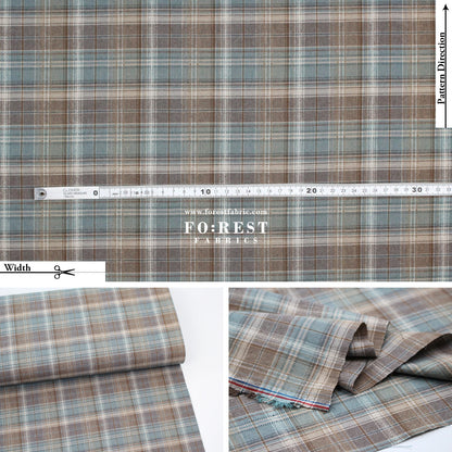 Yarn dyed cotton - Grid fabric