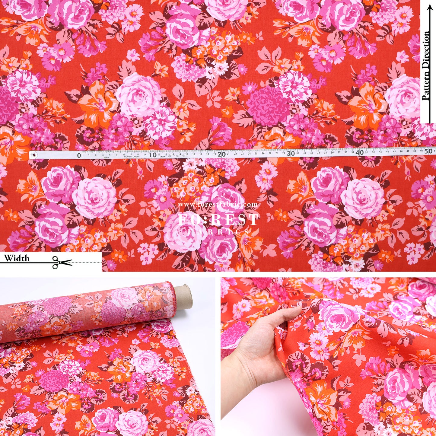 Liberty of London (Tana Lawn™ Cotton Fabric) - Flower Crown