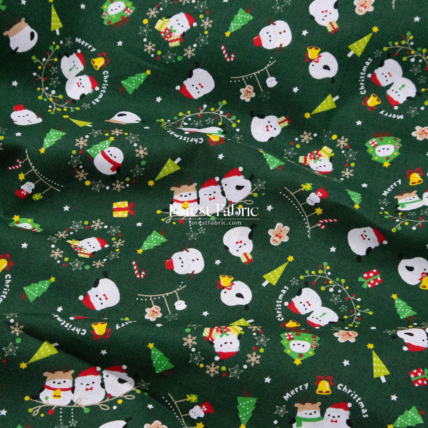 cotton -  Christmas Snowbird fabric