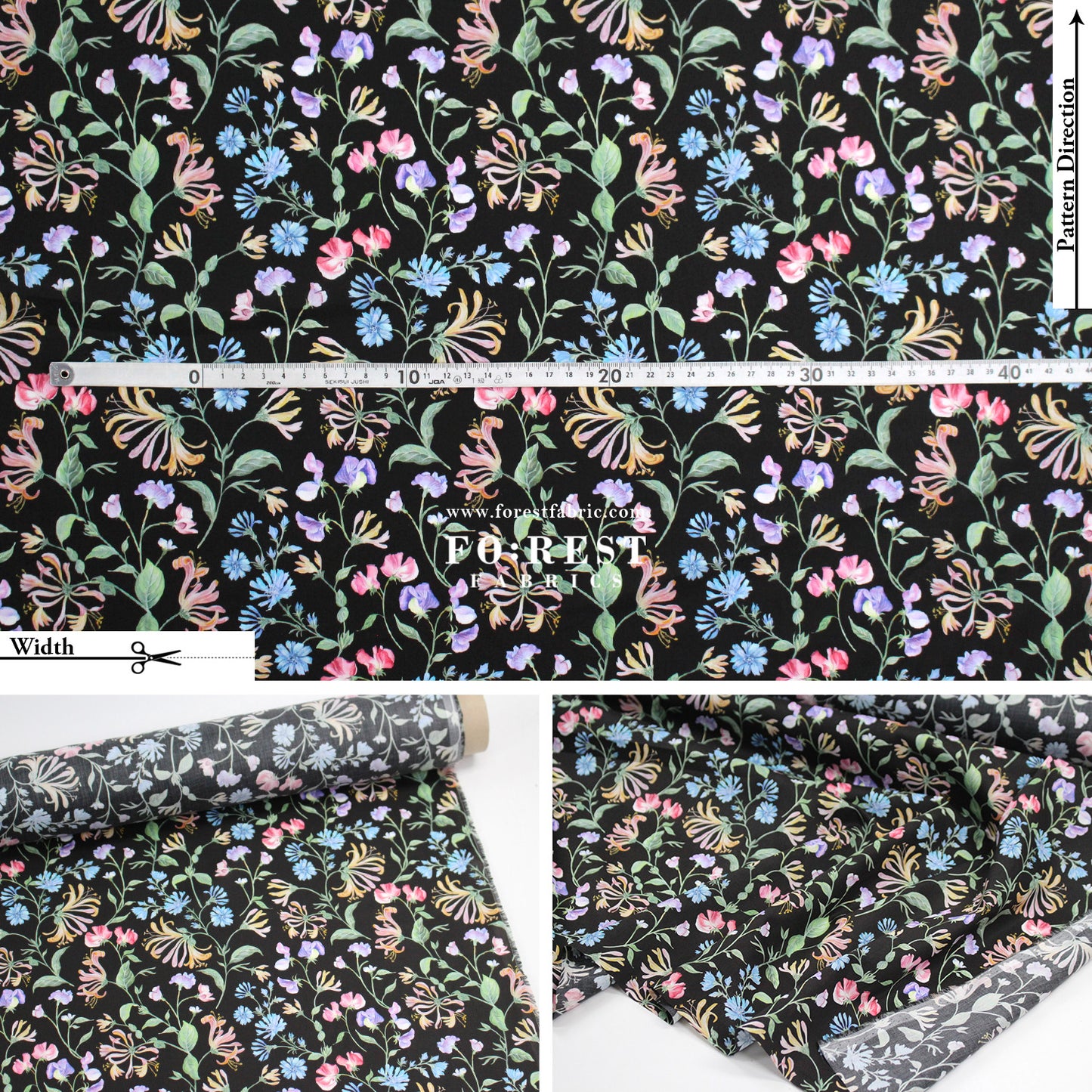 Liberty of London (Tana Lawn™ Cotton Fabric) - Asaka Dream