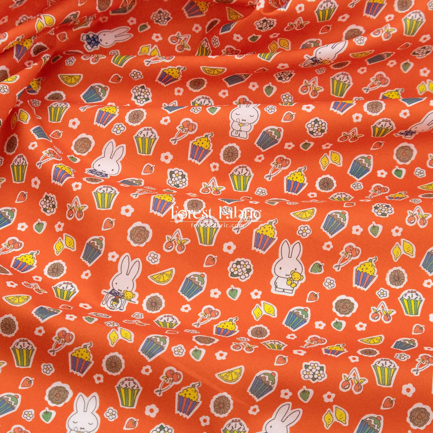 Liberty of London (Cotton Tana Lawn Fabric) - Miffy A SWEET BIRTHDAY