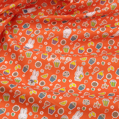 Liberty of London (Cotton Tana Lawn Fabric) - Miffy A SWEET BIRTHDAY