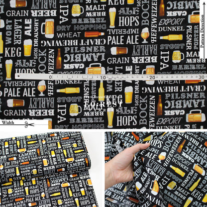cotton - Beer fabric