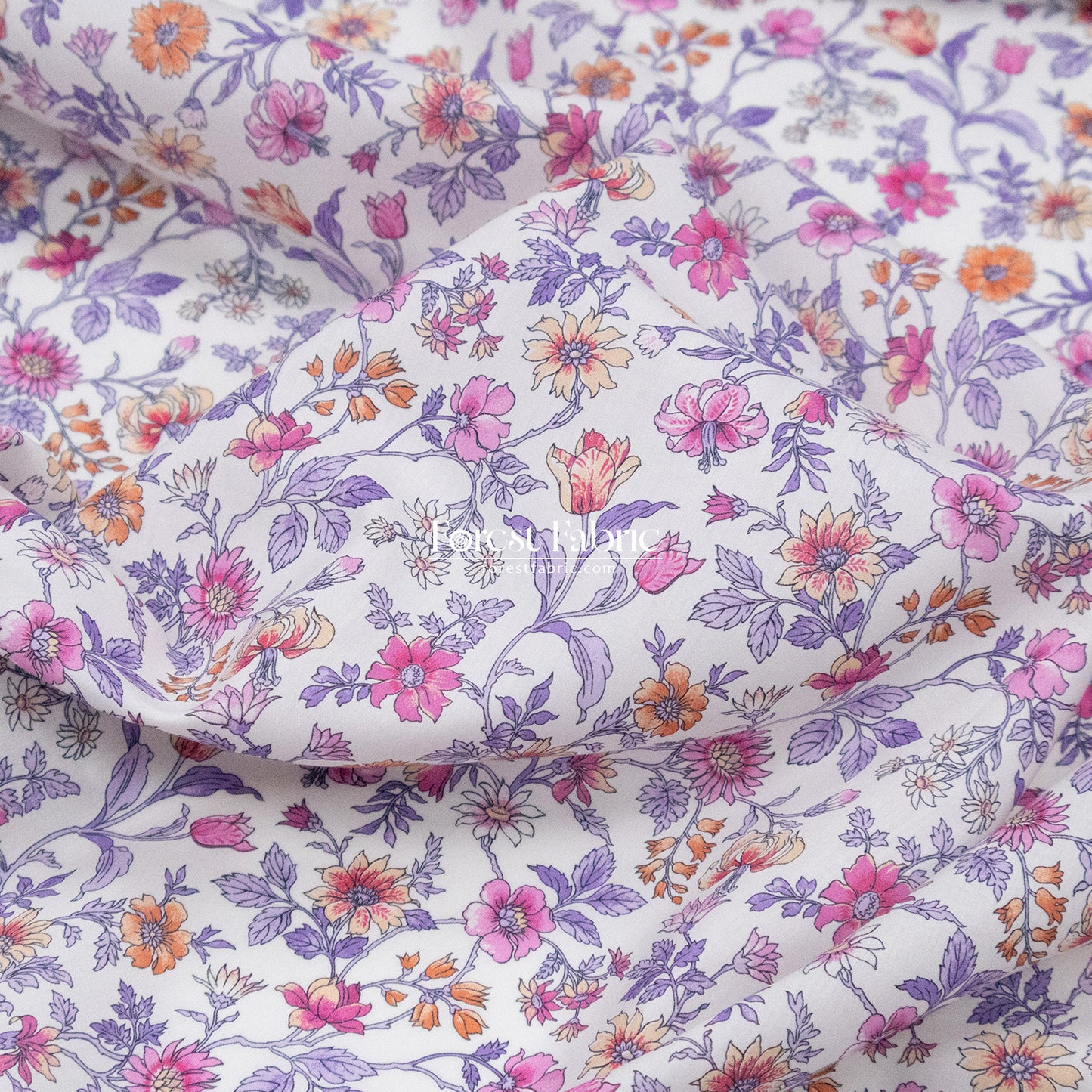 Liberty of London (Cotton Tana Lawn Fabric) - Tiger Lily