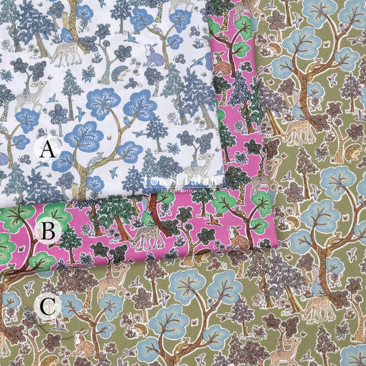 Liberty of London (Cotton Tana Lawn Fabric) - Doe a Deer