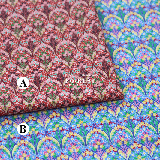 Liberty of London (28w Corduroy Fabric) - Iona Flower