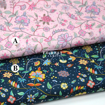 Liberty of London (Tana Lawn™ Cotton Fabric) - Midnight Vine