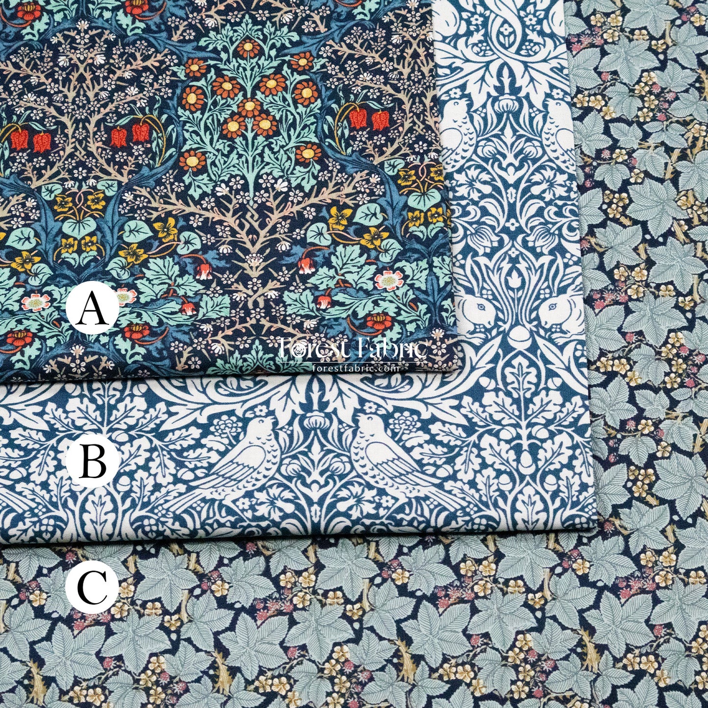 cotton - The Art of William Morris fabric 5