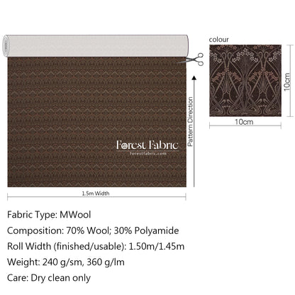 Liberty of London (wool Fabric) - Nouveau Ianthe MWool
