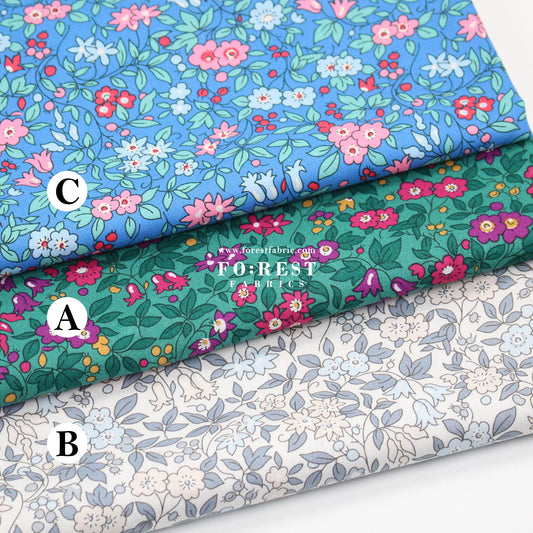 Quilting Liberty - Trailing Blossom 275cm Wide Width fabric
