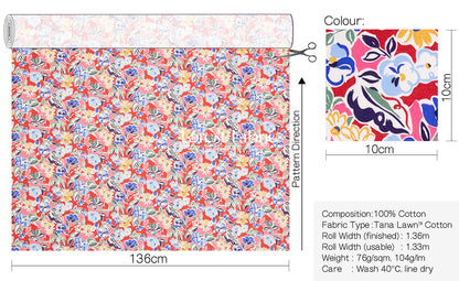Liberty of London (Cotton Tana Lawn Fabric) - Katie Rebecca