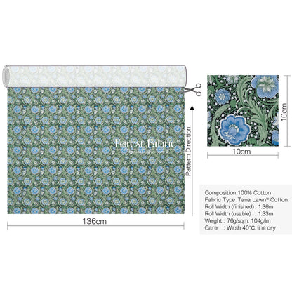 Liberty of London (Cotton Tana Lawn Fabric) - Festive Finesse