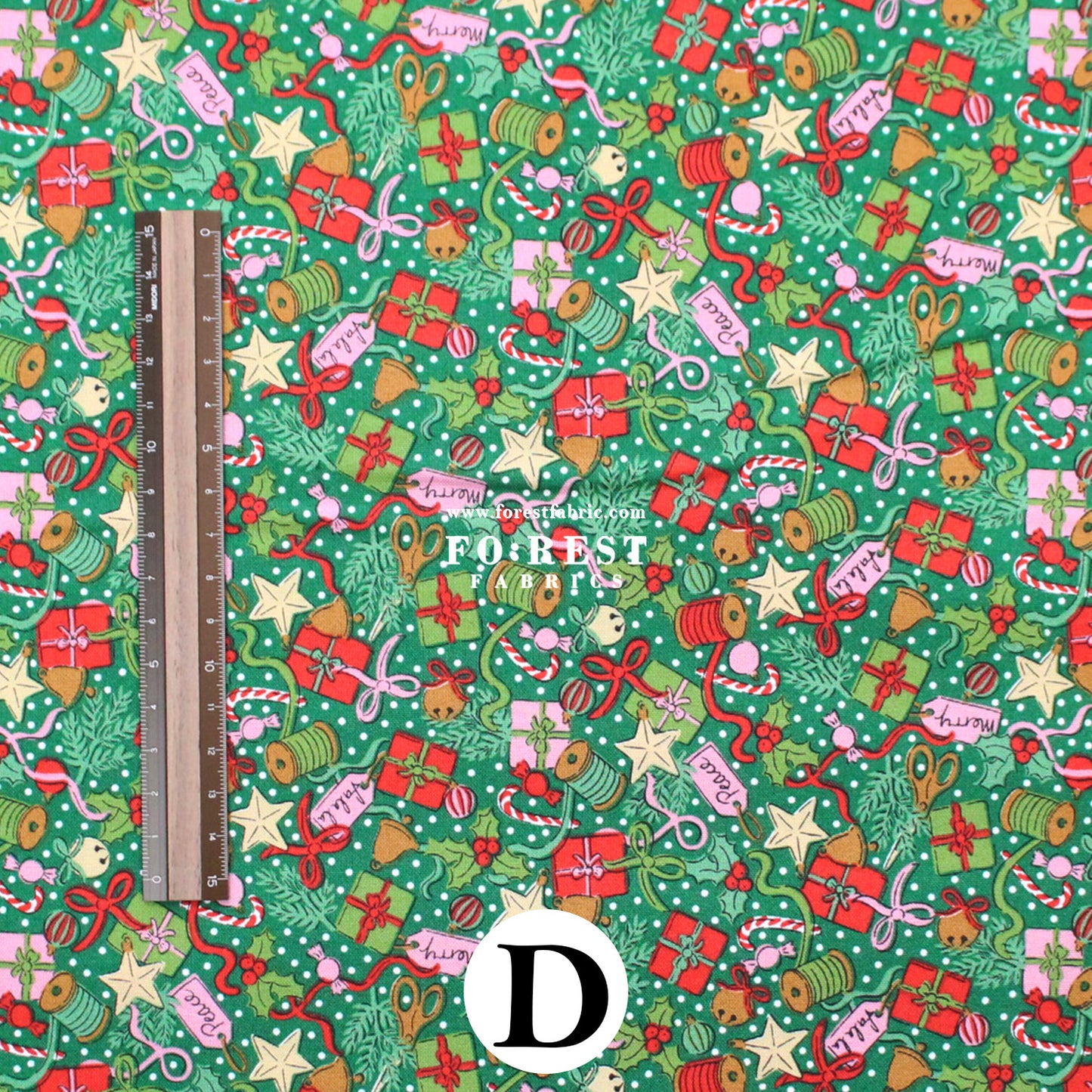 Quilting Liberty - Festive Greetings 1 fabric