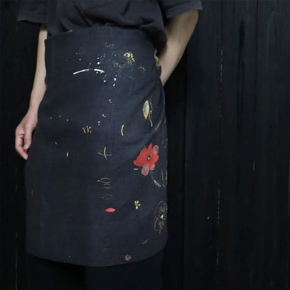 Linen - hana no toki niwa fabric 亞麻