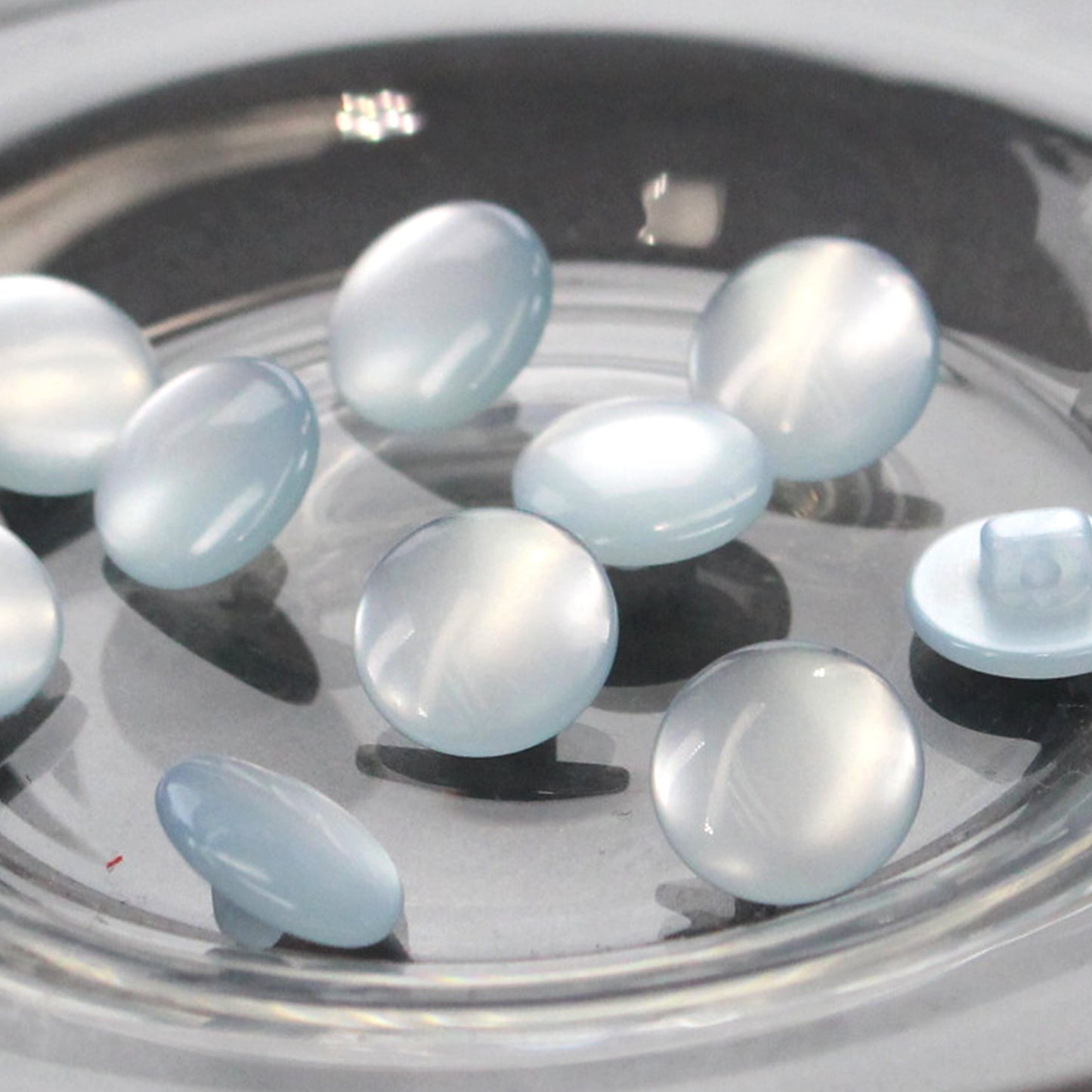 Blue Cat Eye Buttons