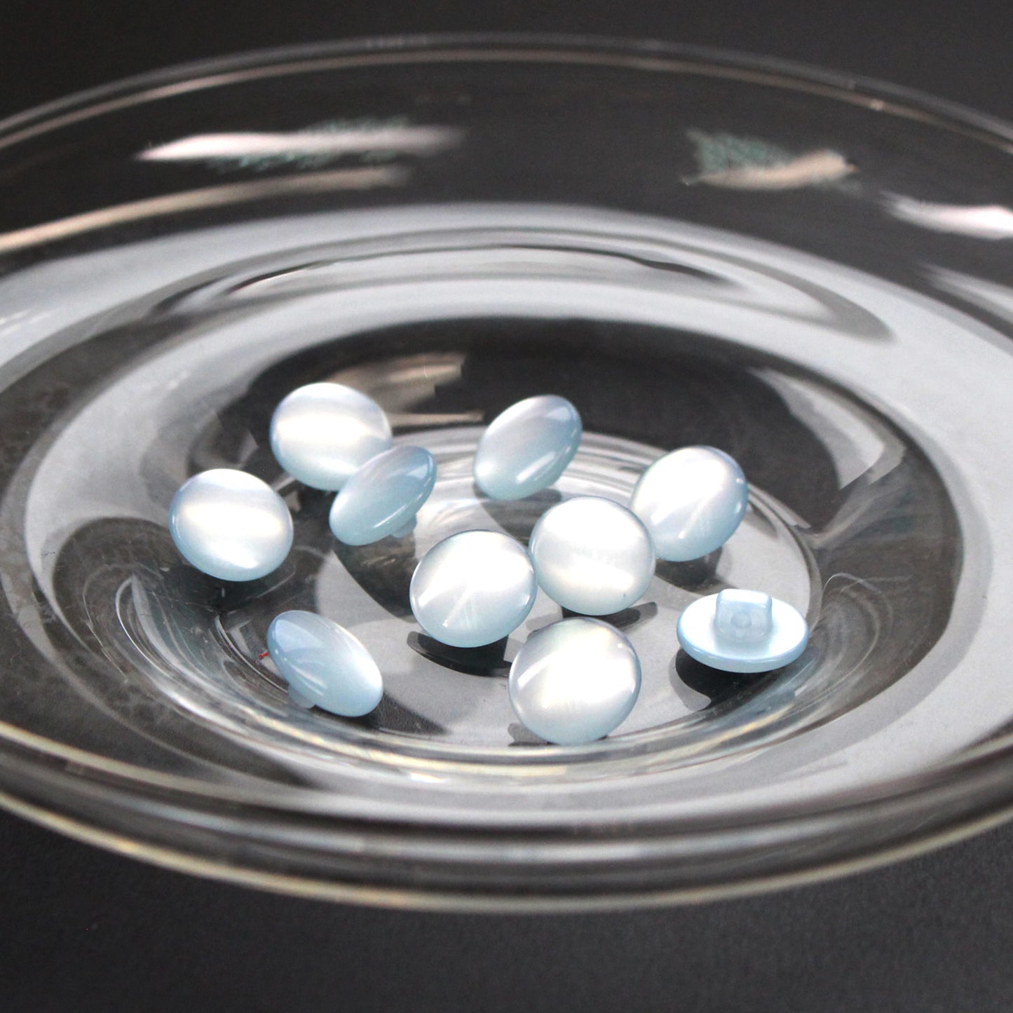 Blue Cat Eye Buttons