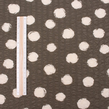 Seersucker cotton - Dot fabric