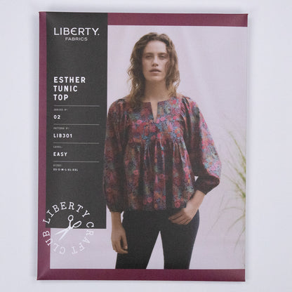 Esther Tunic Top Ladies Set - Liberty Paper pattern