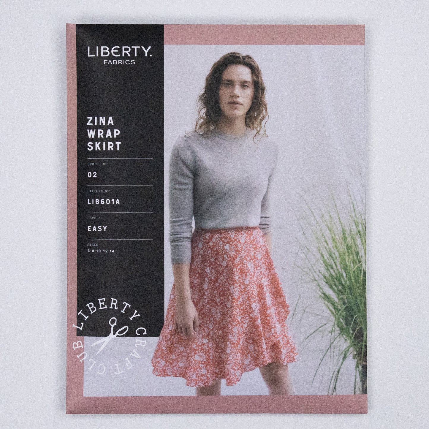Zina Wrap Skirt Ladies Set - Liberty Paper pattern