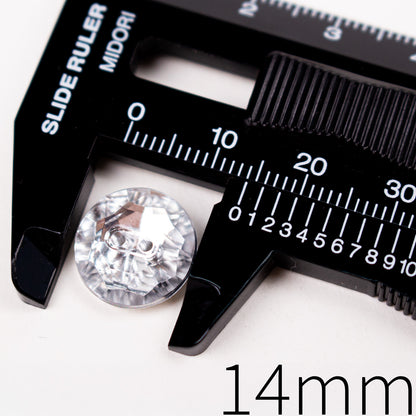 10 14mm Diamond style Button Buttons
