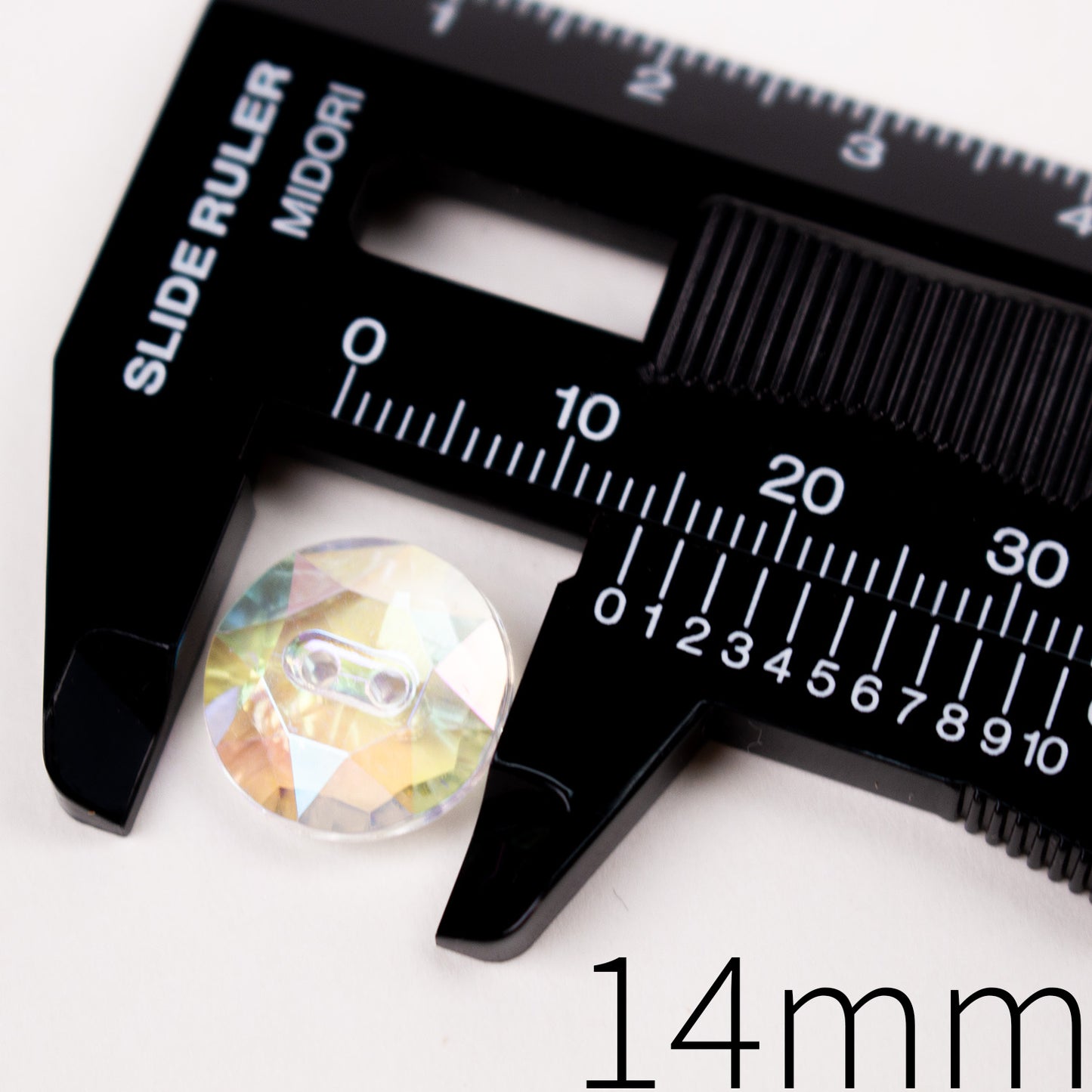 10 14mm Diamond style Button Buttons