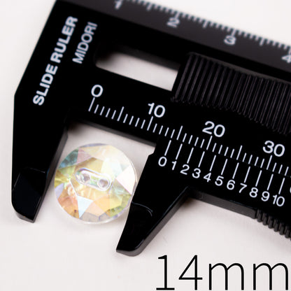 10 14mm Diamond style Button Buttons