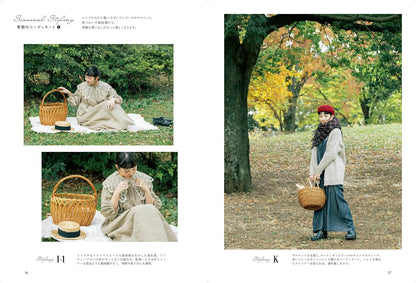BLUE BERRY JAM creates clothing that can be enjoyed layered throughout the year. - FO:REST Fabric 布恩堂Liberty fabrictana lawnjapanese fabricykk zipper