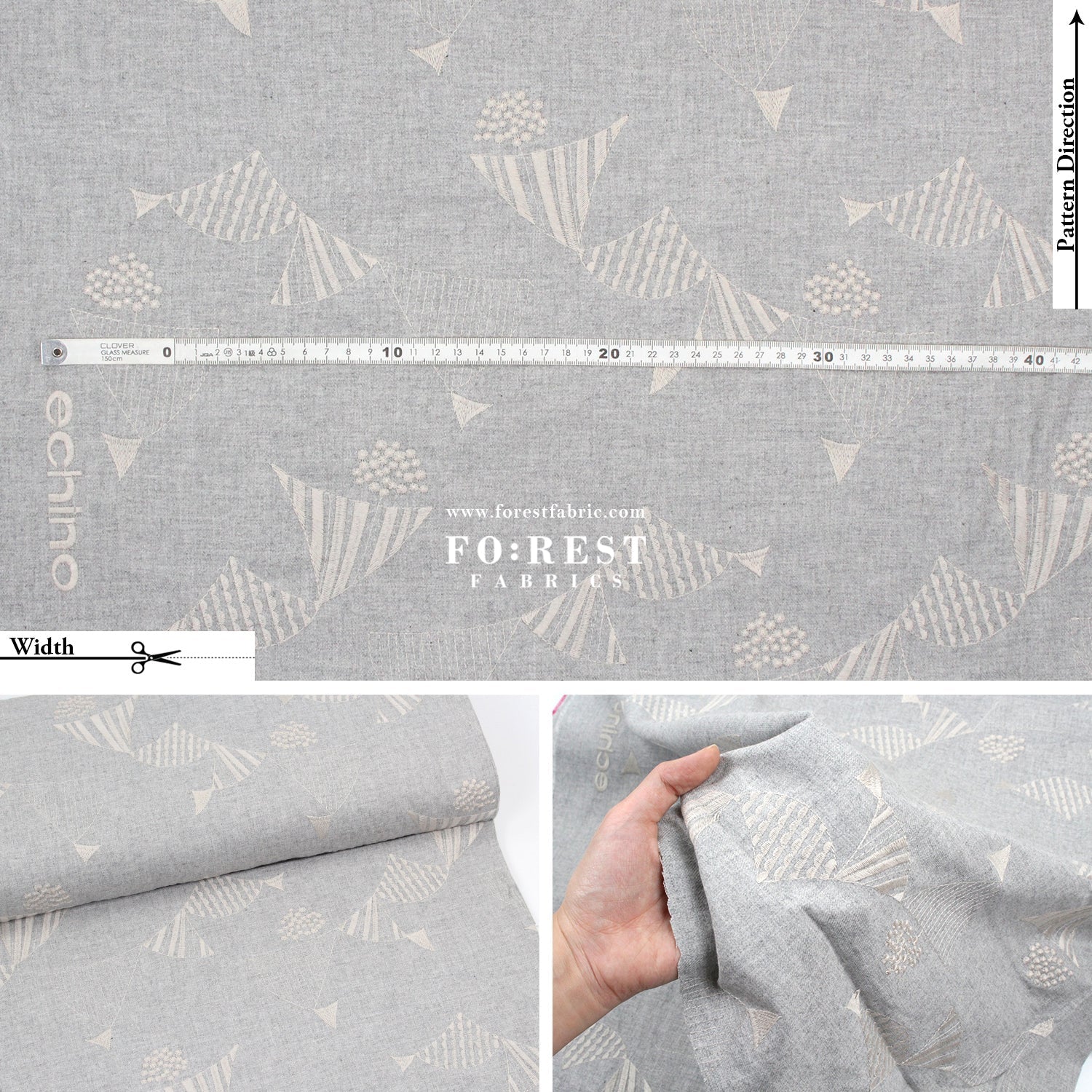Brushed Viyella cotton - Flag fabric A - FO:REST Fabric 布恩堂Liberty fabrictana lawnjapanese fabricykk zipper