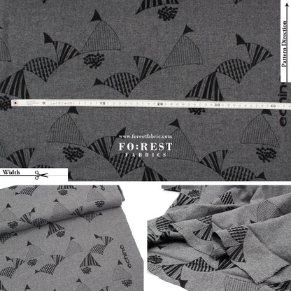 Brushed Viyella cotton - Flag fabric C - FO:REST Fabric 布恩堂Liberty fabrictana lawnjapanese fabricykk zipper