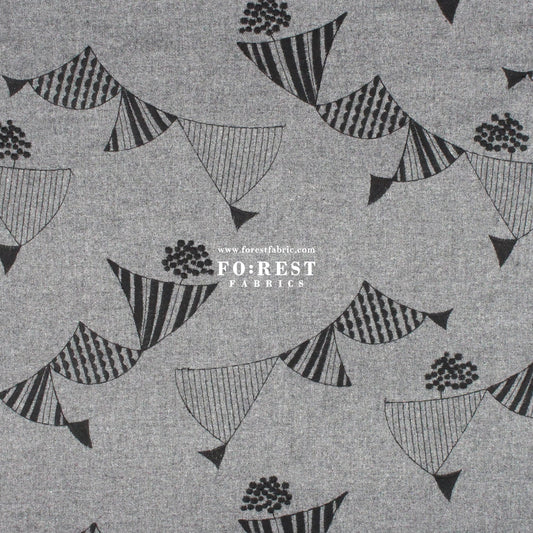 Brushed Viyella cotton - Flag fabric C - FO:REST Fabric 布恩堂Liberty fabrictana lawnjapanese fabricykk zipper